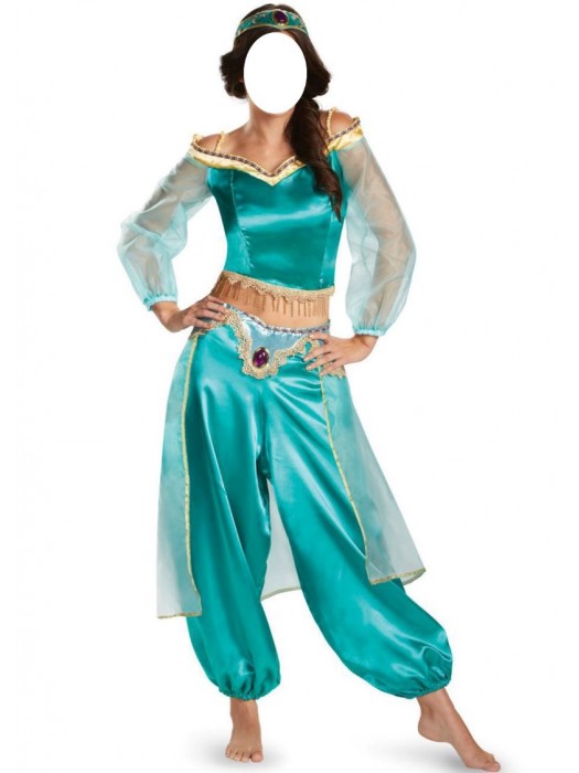 Jasmine Vestito Costume Danza Teatro Donna Odalisca JASM02B